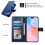 Leather Wallet Phone Case Compatible with iPhone 16 Pro Max, 15–6 Series 8