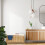Walnut Wood Laundry Chest with Cushion Seat 1