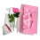 Buquê de rosas LED cor-de-rosa com balão, 1 conjunto 5