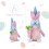 Easter Gnomes Decorations Plush Bunny 2 PCS 5
