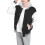 Kinder-Baseballjacke mit Kapuze und Farbblockmuster, langärmelig 3