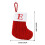 Knitted Christmas Stocking Ornament E Letter 26 Styles 3