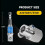 Stainless Steel Trailer Jack Crank Handle with Cordless 4