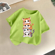 Girls Short Sleeve Animal Graphic Tee Mint Green 4-6 Years