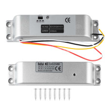 Holdbar elektronisk dropboltlås i aluminiumslegering, fejlsikker tilstand med tidsforsinkelsesjustering, kompatibel med elektrisk
