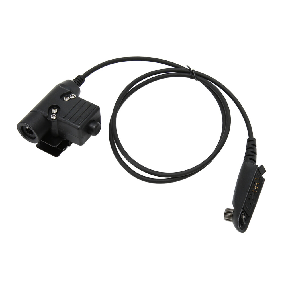 Ptt Adapter Cable For Tactical Use Push To Talk Headset Compatibility With Motorola Radios Discrete Listening Large Ptt Button Noise Environments 9551475347240