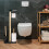 Toilet Roll Holder and Brush Set with Shelf 1