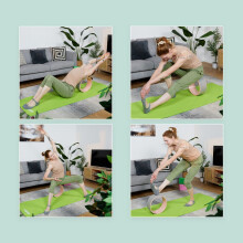 Yoga-Rad 32 cm - Kunststoff, rutschfeste Oberfläche