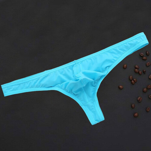 Ανδρικά Διαφανή Στρινγκ και G-String Ανδρικά Εσώρουχα Λείο Μεταξωτό Εσώρουχο Πάγου 1