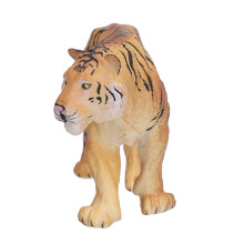 Conjunto de Brinquedos Educativos com Animais: Figuras de Tigre da Selva com Filhote - Figuras Realistas de Tigres Pintadas à Mão - Brinquedo