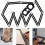 Angle Measuring Tool Multi Angle Measuring Ruler High Quality Aluminum Alloy Universal Opening Locator Powerful Function Easy Adjustment For Tiling 1