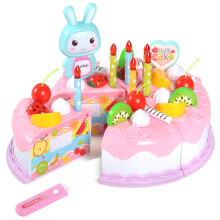 Creative Play Birthday Cake Toy, Interactive Party Fun with Fine Motor and Social Skills Realistic Details Pretend Play Princess Birthday Party