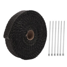 Varmeisolering Glassfiber Varmeskjold Eksosfolie Høy temperaturmotstand øker hestekrefter Universaltilpasning