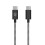 Kabel Skin USB-C na USB-C 2.1A, 2m - czarno-biały 1
