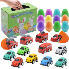Ovos de Páscoa de plástico tamanho jumbo para preencher, com suporte integrado. Material de alta qualidade para surpresas criativas e jogos de