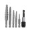 Fine Thread Extractor Professional Screw Removal Quick Change Adapter Stud Puller Screw Extractor Impact Resistant Broken Bolt Removal Tool Portable 1