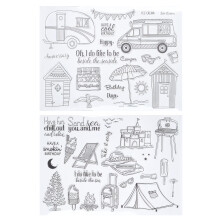 Reusable Clear Stamps For DIY Scrapbooking Easy To Use Transparent Stamp Set Compatible Acrylic Block High Quality Craft Supplies For Card Making And