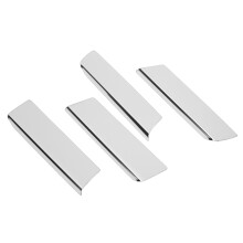 Maniglia a T per mobile, design contemporaneo, look moderno, frontale del cassetto in acciaio inossidabile resistente, 4 pezzi