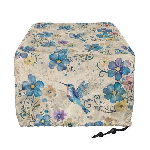 Κάλυμμα τοστιέρας Print2Slice Flowers από vintage κολίβρια, προστατευτικό σκόνης τοστιέρας 1