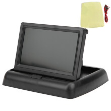 Sistem wireless de cameră video pentru marșarier auto cu monitor de înaltă definiție de 4,3 inci, monitor pentru mersul înapoi automat, design