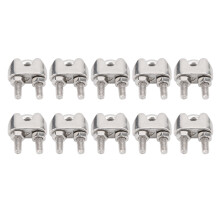 Wire Rope Cable Clip Clamp Stainless Steel Corrosion Resistance U Bolt Saddle Fastener Precision Design Non Slip Thread For Secure Fixing Of Ropes