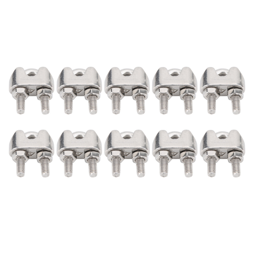 Wire Rope Cable Clip Clamp Stainless Steel Corrosion Resistance U Bolt Saddle Fastener Precision Design Non Slip Thread For Secure Fixing Of Ropes 9370362966889