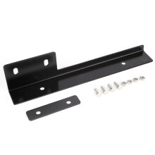 Adjustable Mounting License Plate Relocator Bracket Universal Fit Improve Performance Stylish Design Durable and Reliable Black Powder Coated