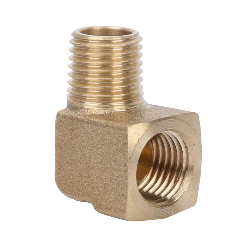 High Temperature Ductility Pipe Connector90degree Elbow Brass Construction Corrosion Resistance Male Female Npt Air Hose Fittings Precision Threads 9009879101864