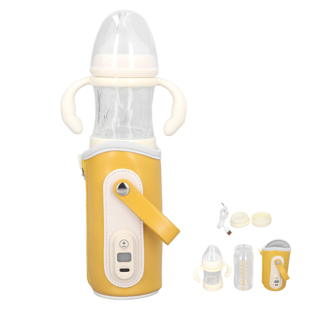 Fast Charge Adapter Waterproof Adjustable Temperature Control Reusable Bottle Warmer USB Bottle Warmer Baby Milk Heat Keeper Insulated Bottle Sleeve