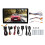 Central multimídia automotiva Android Double Din com Android Auto, Wi-Fi, GPS, Bluetooth 5.0, MP5 Player, câmera de ré AHD integrada e ajuste de 1