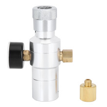 Cornelius Keg Dispense Kit CO2Dispenser, Keg Regulator With Pressure Adjustment Knob Ball Lock Gas Quick Disconnect Leak Proof O Rings Portable Size