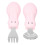 Pink Toddler Fork & Spoon Set Stainless Steel 1