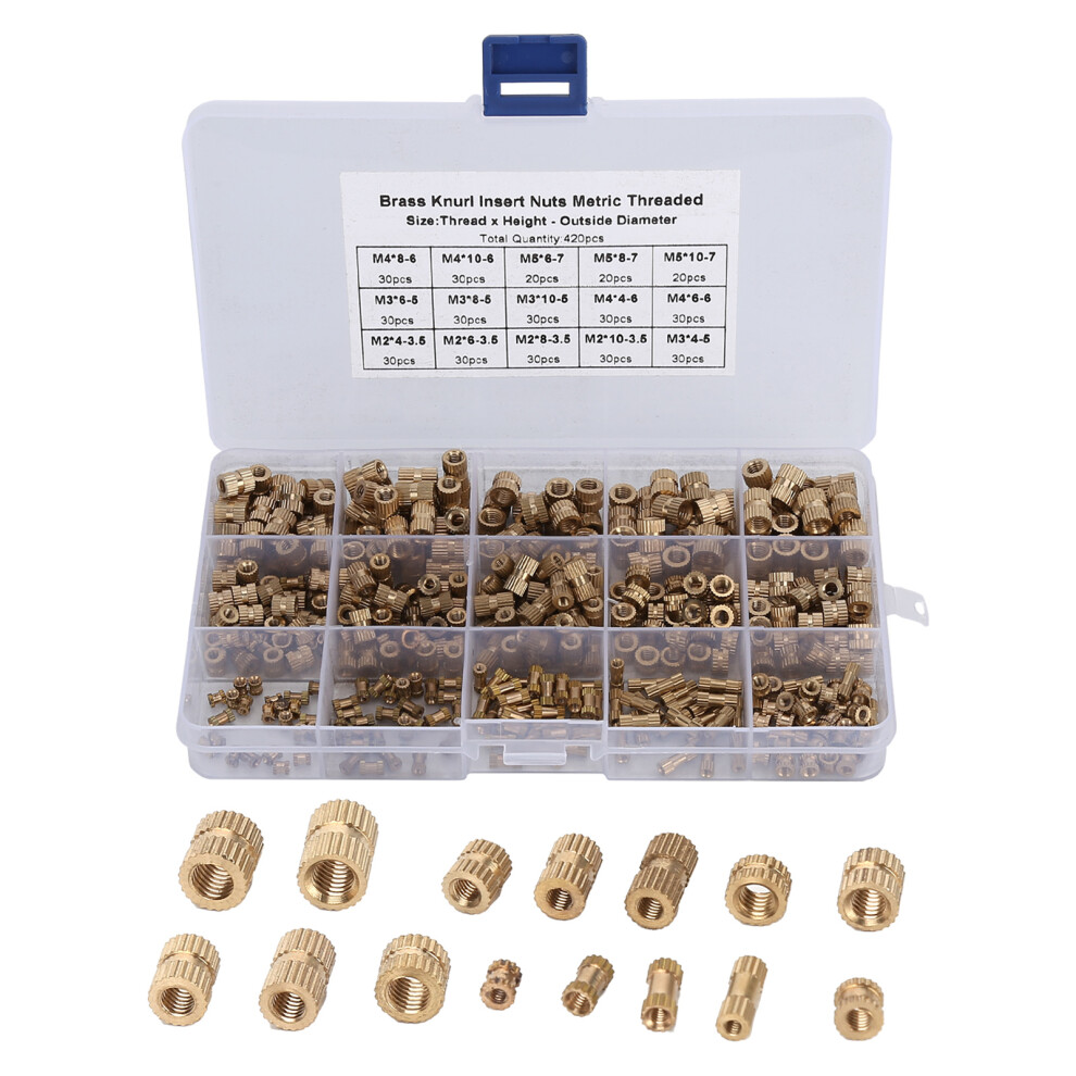 High Tightening Torque Brass Heat Set Insert For3d Printing Components, Featuring Versatile Compatibility And Stable And Long-Lasting Performance 9049227920082