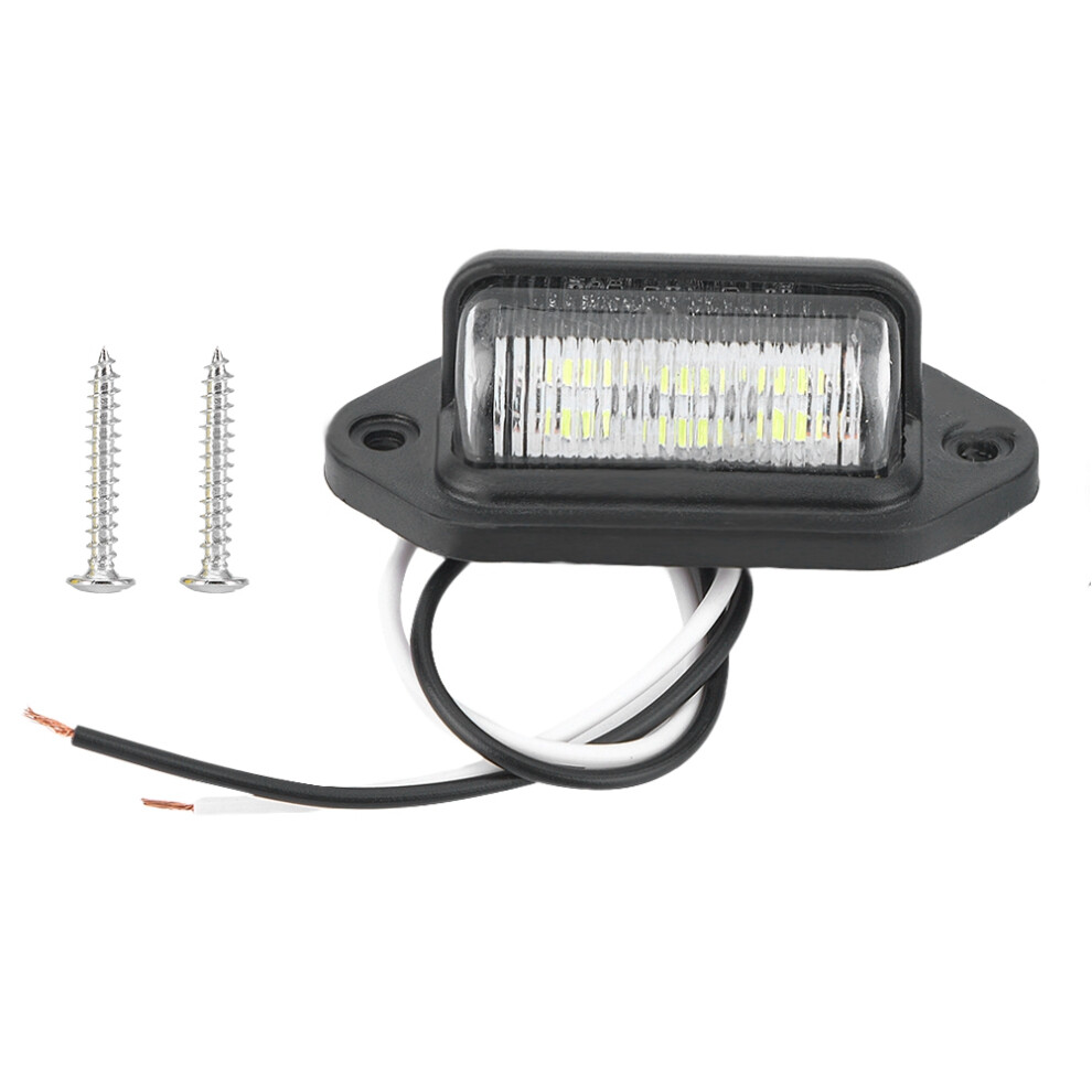 High Quality License Plate Lamp Low Power Consumption Anti Vibration Led Tag Light12v6led For Trucks Suv Trailers Boats Dome Cargo Step Lights 9009879104698