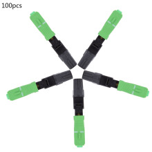 Quick Connector Fast Connection SC APC Optical Connector Mechanical Fast Connectors High Return Loss Reusable Connectors Optical Fiber Cable Easy