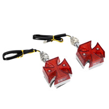 Brake Light License Plate Light Motorcycle Rear Light LED Turn Signal Universal Fit High Brightness Cool Appearance Design Enhances Motorcycle Style