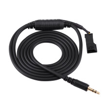 Plug-and-Play-AUX-Adapter für BMW E39, E46, E38, E53 und X5 mit 3,5-mm-Klinkenbuchse für Stereo-Audioeingang, hohe Datenübertragungsrate dank