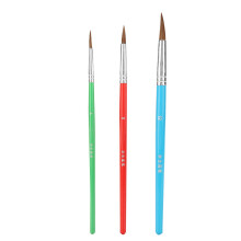 Miniature Painting Brush Set Sharp Pointed Tip Long Lasting Synthetic Bristles For Acrylic Oil Gouache Face Art Easy To Maintain Durable Comfortable