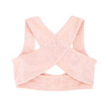 Gilet gainant correcteur de posture, bretelles croisées, respirant et élastique, soutien de la taille, ajustable et doux.