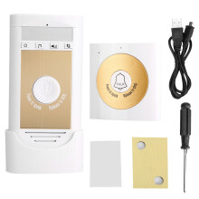 Sistem de control al accesului cu sonerie interfon wireless bidirecțională, design activat de mișcare, rază de detectare de până la 200 de