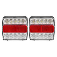 Vodotesné LED svetlá na príves, magnetický držiak, 5-vodičový systém, 7-kolíkový konektor, IP68, schválenie DOT, brzdové svetlo, zadné