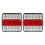 Trailer Light Kit Magnetic LED IP68Waterproof7Pin Plug5Wire System DOT Approved Tail Light Direction Indicator Easy To Install 1