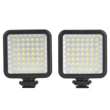 Light Weight And Splicing Design LED Light For DSLR Vlogging, Rechargeable Soft Panel With Cold Shoe Mounts And Adjustable Brightness Control