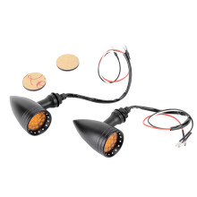 Motorradblinker aus Aluminiumlegierung, LED-Front- und Rückleuchten, universell passend, wasserdicht, stilvolles Design, einfache Montage, lange