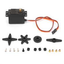 Servo analógico para coche RC, servo para control remoto, accesorio servo de engranajes metálicos, servo digital de bajo ruido y alta eficiencia,