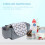 3Pcs Grey Hanging Diaper Bag Tote Stroller Accessories Organizer 8
