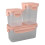 3Pcs Baby Food Storage Jars Set, 500ml/300ml/200ml, Stackable Plastic Containers 1