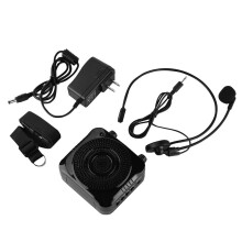 Professional Voice Amplifier For Public Speaking, Compact PA System With3.5Mm Jack And Long Battery Life, Includes Headset Microphone And Adjustable