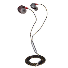 Ergonomic Wired Earbuds with Good Bass Earbuds and Tangle-Free Braided Cord for Long Listening Sessions Universal Compatibility