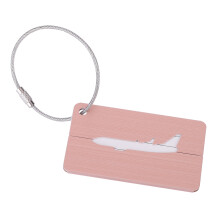 Waterproof Info Card Luggage Tags Aluminum Alloy Suitcase Tags For Travel Bag Identification Sturdy Tags Easily Identifiable Strong And Durable Rose